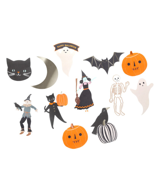 Meri Meri - Die-Cut Halloween Sticker - 25 Adet