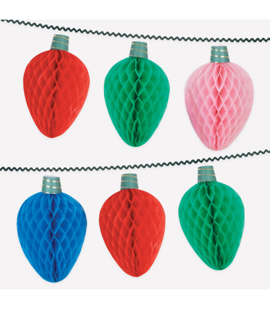 Meri Meri Asılan Süs // Dev Petekli Işık Garland