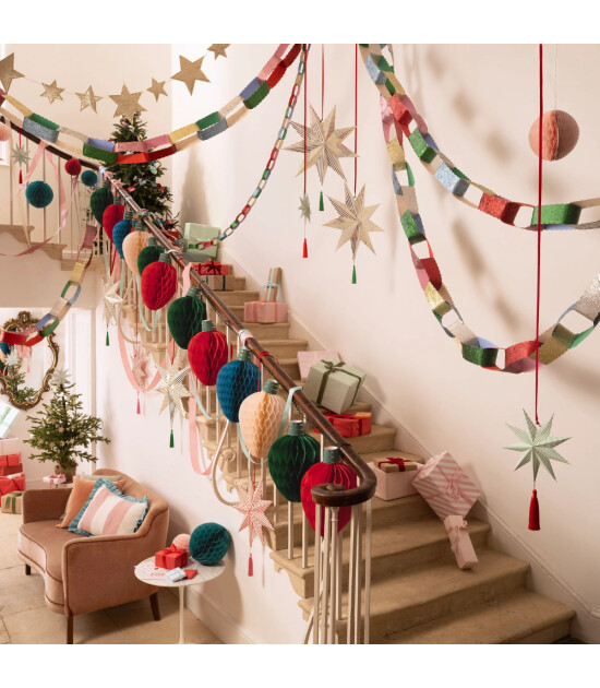 Meri Meri Asılan Süs // Dev Petekli Işık Garland