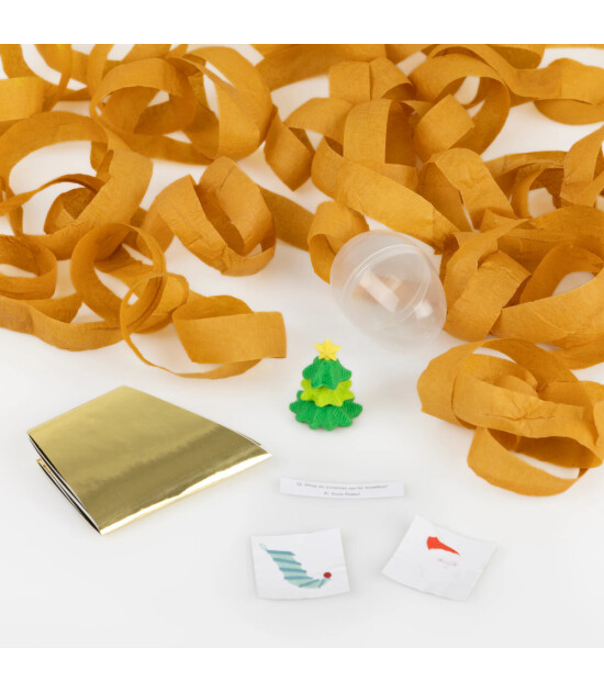 Meri Meri - Yeni Yıl Sürpriz Toplar - 3 Adet