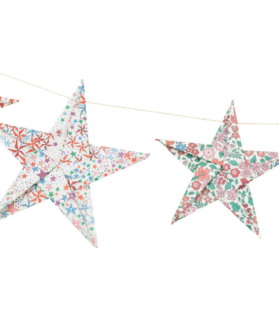 Meri Meri Asılan S&uuml;s // Liberty Edition - Origami Yıldız Garland