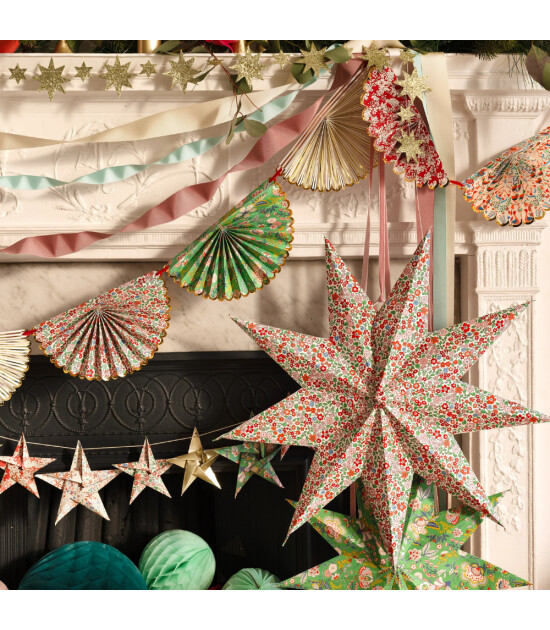 Meri Meri Asılan Süs // Liberty Edition - Yelpaze Garland