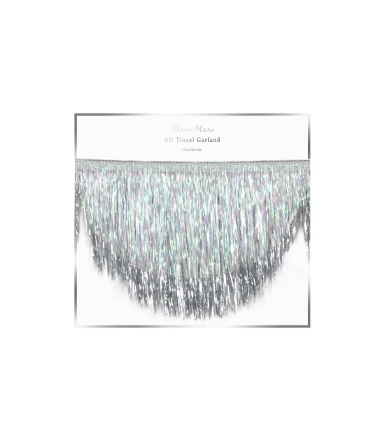 Meri Meri Asılan Süs // Simli Saçaklı Gümüş