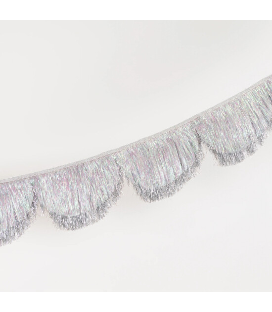 Meri Meri Asılan Süs // Simli Saçaklı Gümüş