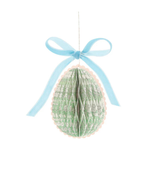 Meri Meri X Liberty Kağıt S&uuml;sleri (6 Adet) // Petek Yumurta