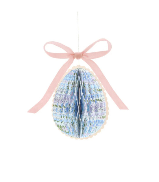 Meri Meri X Liberty Kağıt S&uuml;sleri (6 Adet) // Petek Yumurta