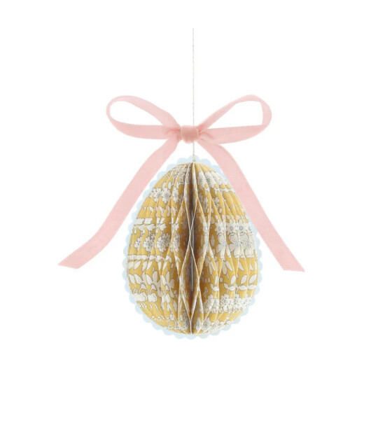 Meri Meri X Liberty Kağıt S&uuml;sleri (6 Adet) // Petek Yumurta