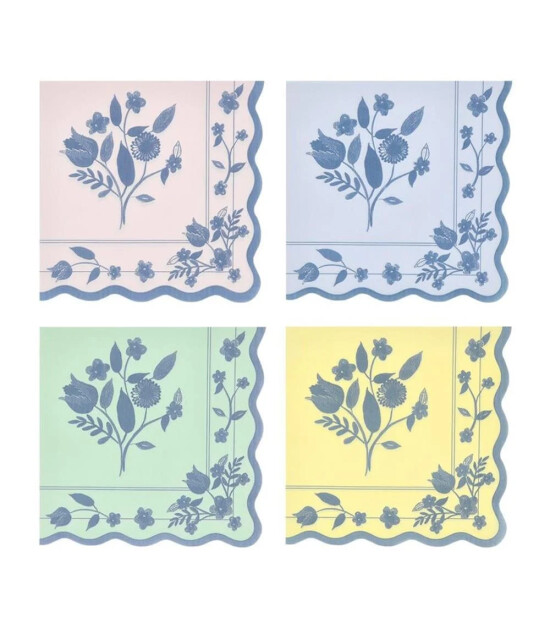 Meri Meri Parti Pe&ccedil;ete (L) //  Vintage Botanik