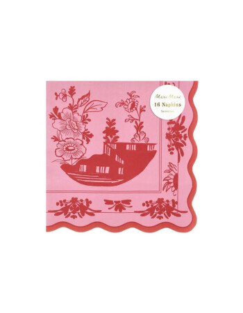 Meri Meri Parti Pe&ccedil;ete (L)  // Pembe Vintage Botanik