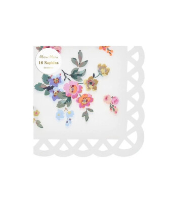 Meri Meri i Peçete (L) // Hasır Dokulu Çiçek