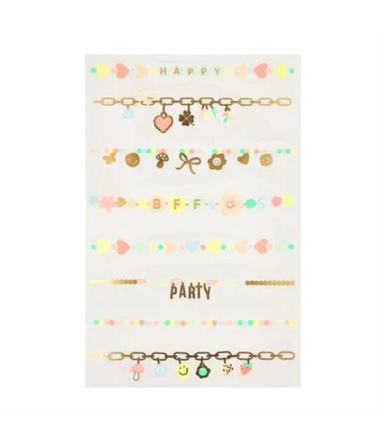 Meri Meri - Bileklik Temalı Ge&ccedil;ici D&ouml;vme Seti - 2 Sayfa