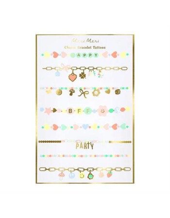 Meri Meri - Bileklik Temalı Ge&ccedil;ici D&ouml;vme Seti - 2 Sayfa