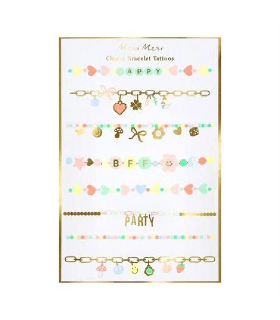 Meri Meri - Bileklik Temalı Ge&ccedil;ici D&ouml;vme Seti - 2 Sayfa