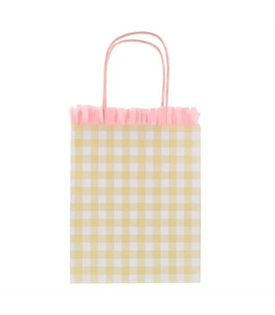 Meri Meri - P&ouml;tikareli Se&ccedil;aklı Parti &Ccedil;antaları - 8 Adet