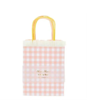 Meri Meri - P&ouml;tikareli Se&ccedil;aklı Parti &Ccedil;antaları - 8 Adet