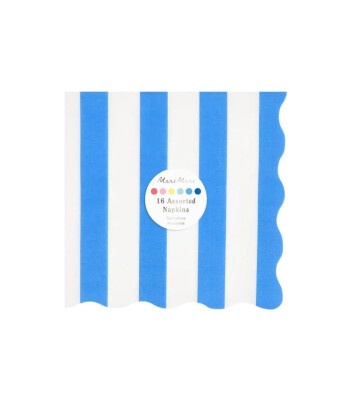 Meri Meri &Ccedil;izgili Parti Pe&ccedil;ete (L) // Plaj