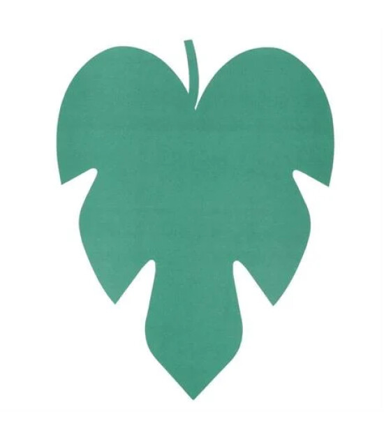 Meri Meri - Tropikal Yaprak Desenli Amerikan Servisi - 12 Adet