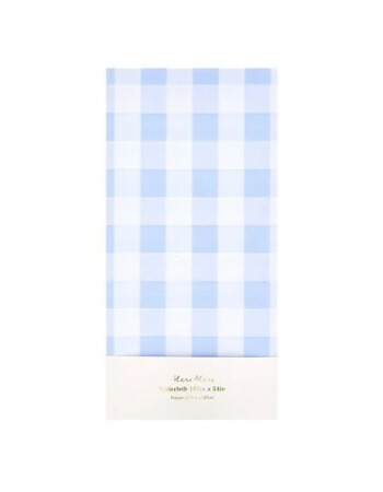 Meri Meri - Mavi P&ouml;tikare Kağıt Masa &Ouml;rt&uuml;s&uuml;