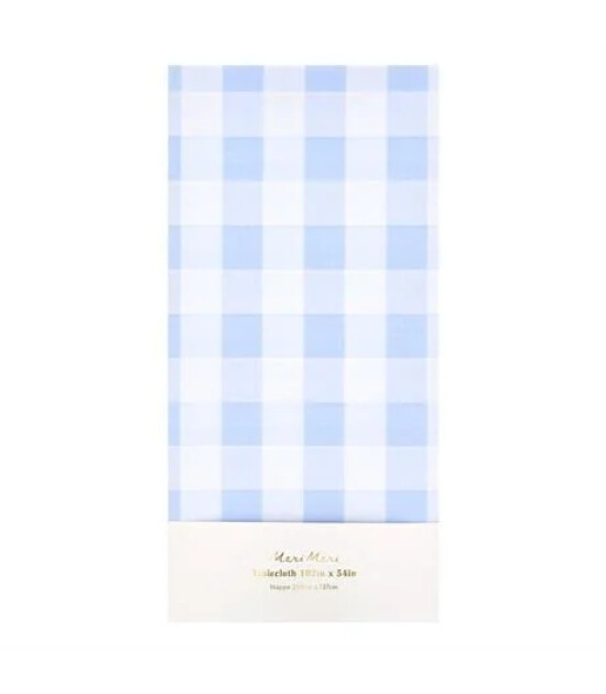 Meri Meri - Mavi P&ouml;tikare Kağıt Masa &Ouml;rt&uuml;s&uuml;