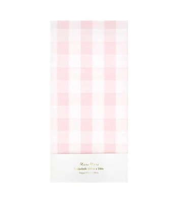 Meri Meri - Pembe P&ouml;tikare Kağıt Masa &Ouml;rt&uuml;s&uuml;