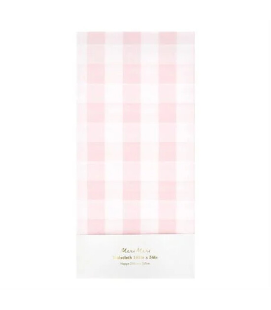 Meri Meri - Pembe P&ouml;tikare Kağıt Masa &Ouml;rt&uuml;s&uuml;