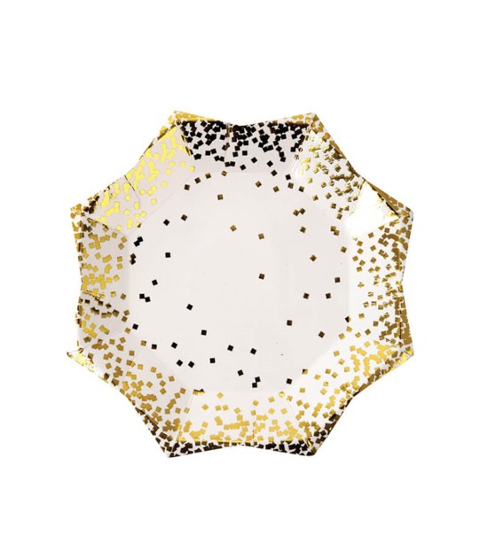 Meri Meri Parti Tabak (S) // Altın Konfeti