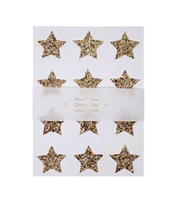 Meri Meri Sticker Çıkartma // Altın Parıltılı Yıldız