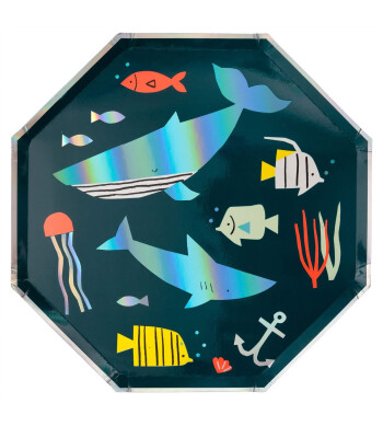 Meri Meri Parti Tabak (L) // Denizlerin Altı