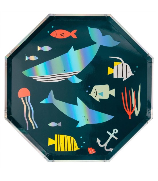 Meri Meri Parti Tabak (L) // Denizlerin Altı