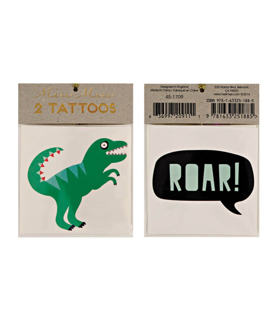 Meri Meri Geçici Dövme // Dinosaurs