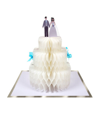 Meri Meri Tebrik Kartı // Düğün Pastası