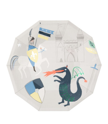 Meri Meri Parti Tabak (L) // Ejderha Şövalyeleri