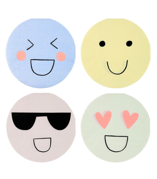 Meri Meri Parti Peçete (S) // Emoji
