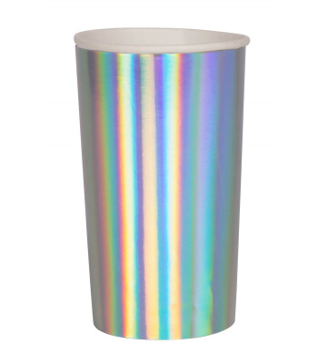 Meri Meri Parti Bardak (L) // Gümüş Holografik