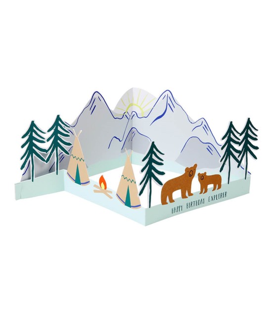 Meri Meri Tebrik Kartı // Happy Birthday Explorer