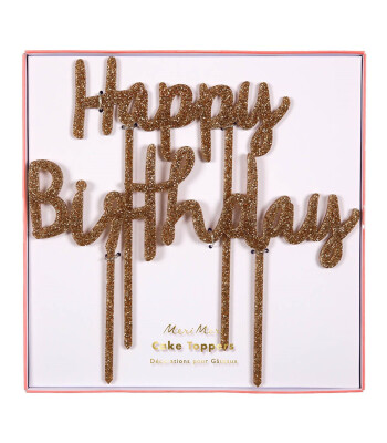 Meri Meri Parti Pasta Süs // Happy Birthday