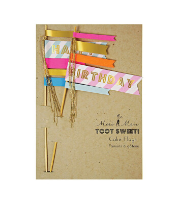 Meri Meri Parti Pasta Süs // Birthday Flag