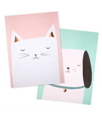 Meri Meri Poster // Kedi & Köpek