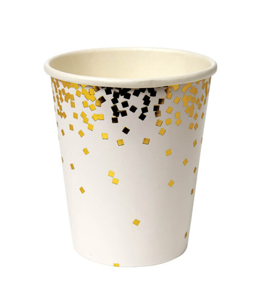 Meri Meri Parti Bardak // Gold Square Confetti
