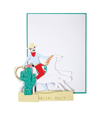 Meri Meri Tebrik Kartı // Kovboy