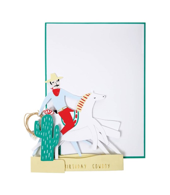 Meri Meri Tebrik Kartı // Kovboy