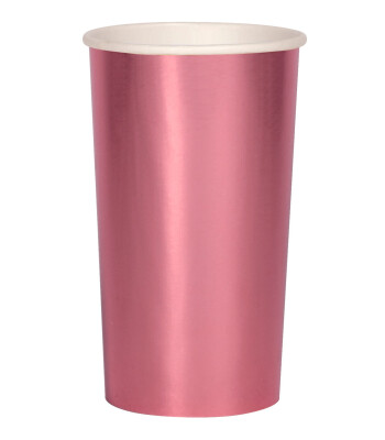Meri Meri Parti Bardak (L) // Metalik Pembe
