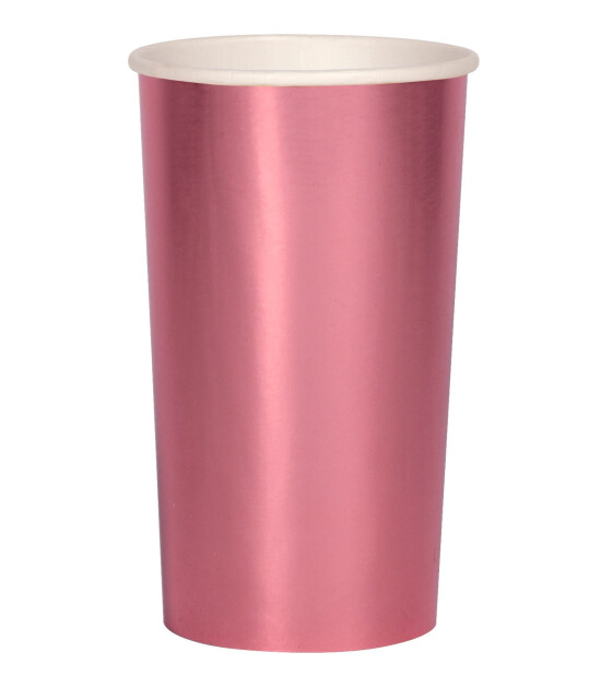 Meri Meri Parti Bardak (L) // Metalik Pembe