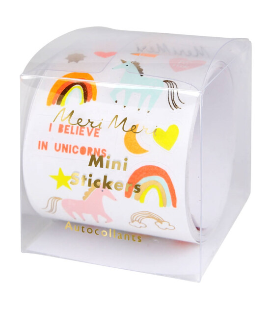 Meri Meri Mini Unicorn Rulo Çıkartma