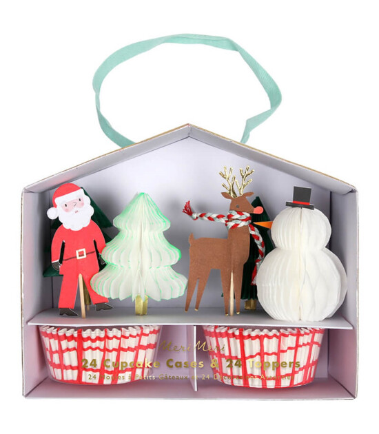 Meri Meri Cupcake Kit // Santa Ren Geyiği