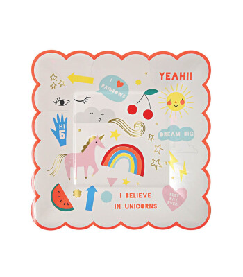 Meri Meri Parti Tabak (S) // Unicorn