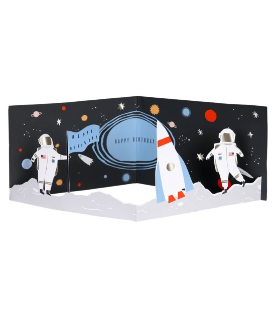 Meri Meri Tebrik Kartı // Uzay