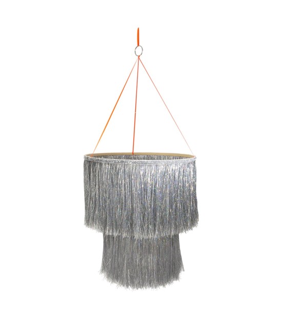 Meri Meri Asılan Süs // Gümüş Püsküllü Avize