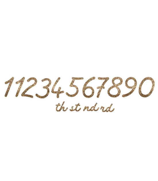 Meri Meri Asılan Süs // Parıltılı Altın Happy Bırthday