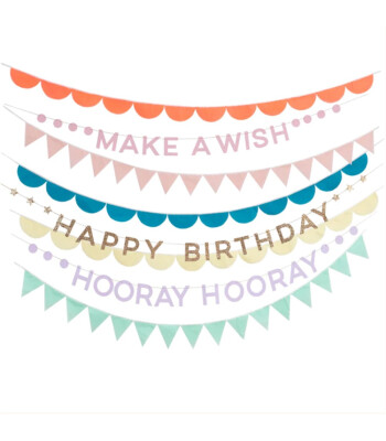 Meri Meri Asılan Süs // Gökkuşağı Doğum Günü